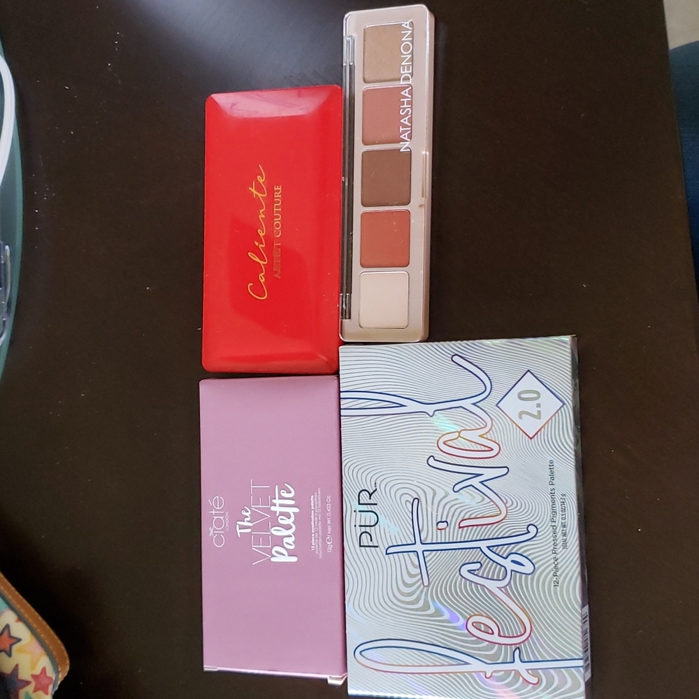 Makeup pallette bundle pur, ciate, Caliente,  Natasha Denona